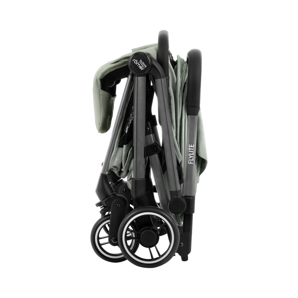 Britax-Römer Flylite travel stroller folded Sage Green