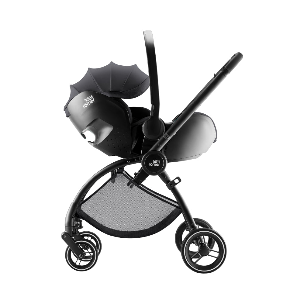 Britax Rio Travel System Stroller Baby-Safe Pro Car Seat Carbon Black