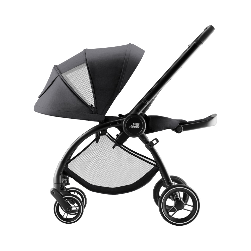 Britax Rio Travel System Stroller Carbon Black