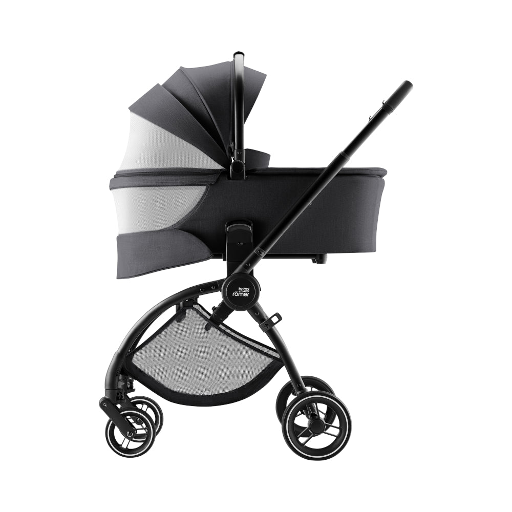 Britax Rio Travel System Stroller Pram Carrycot Carbon Black