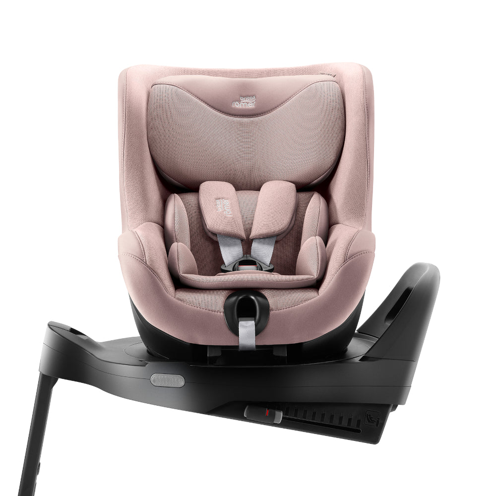 Britax-Römer Dualfix Pro M swivel rear facing ISOfix car seat in Dusty Rose