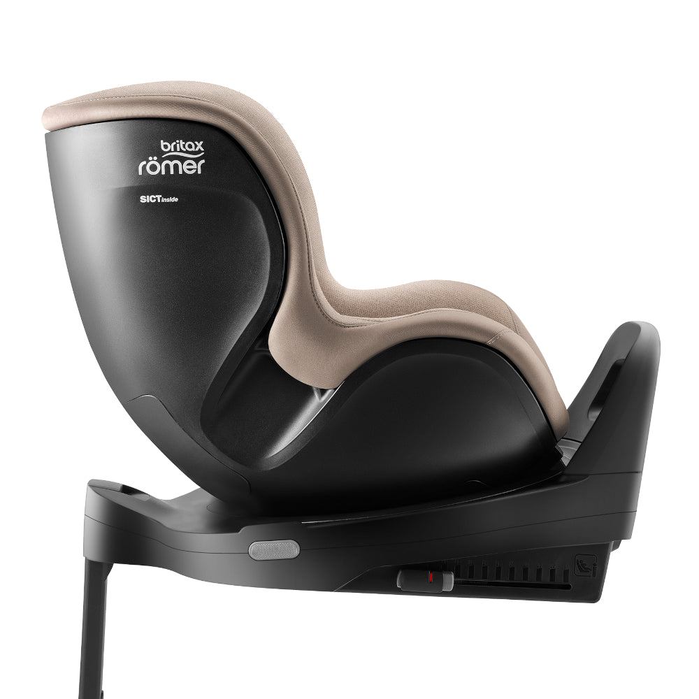 Britax-Römer Dualfix Pro M swivel rear facing ISOfix car seat in Teak