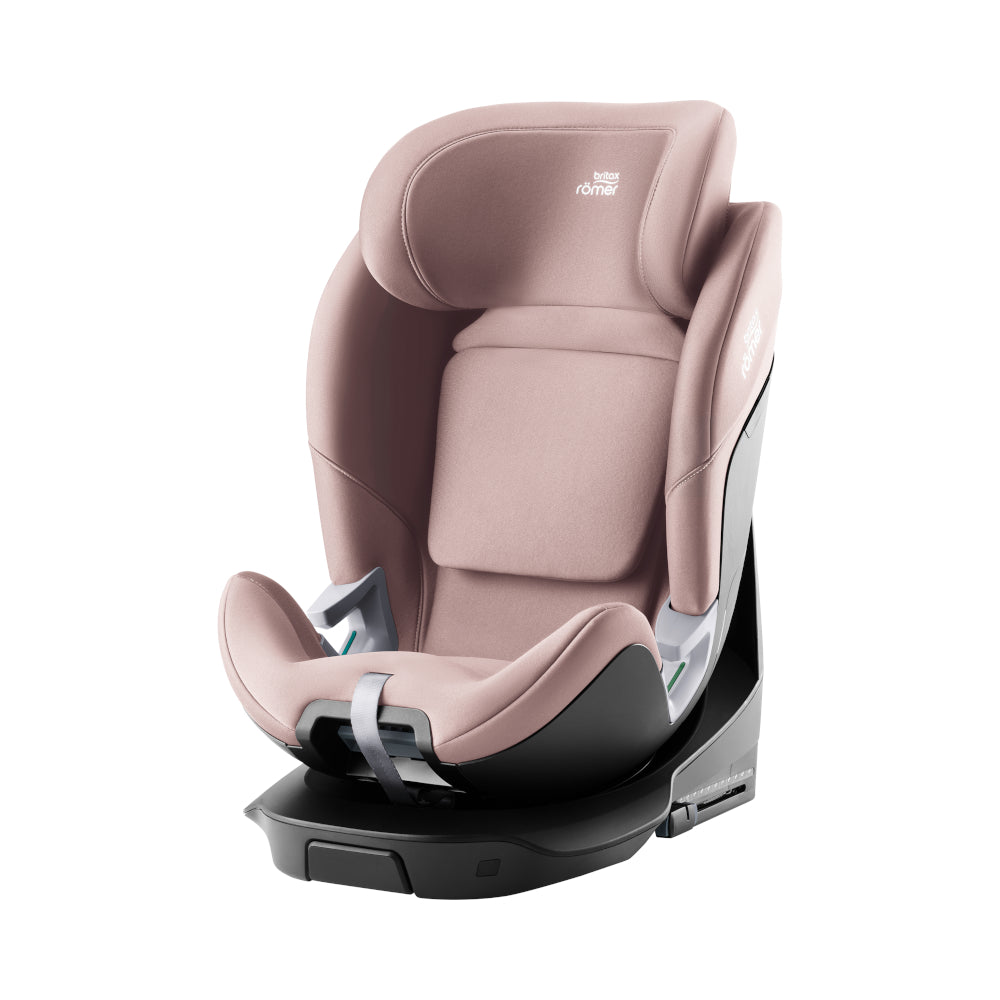 Britax-Römer Swivel ISOfix high back booster car seat in Dusty Rose