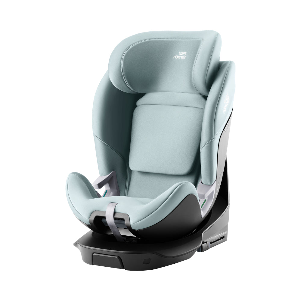 Britax-Römer Swivel ISOfix high back booster car seat in ocean blue