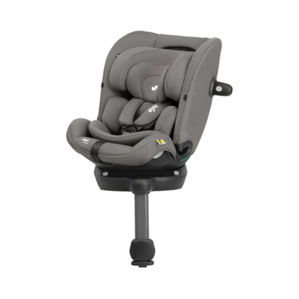 Joie i-Pivot swivel rear facing car seat in thunder grey