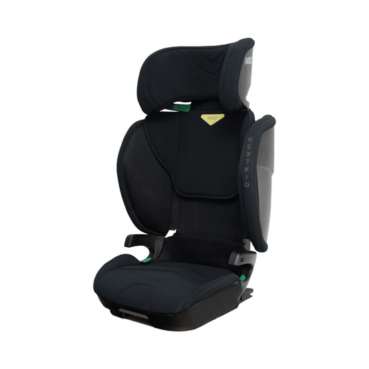 Axkid Nextkid high back booster car seat in Shell Black