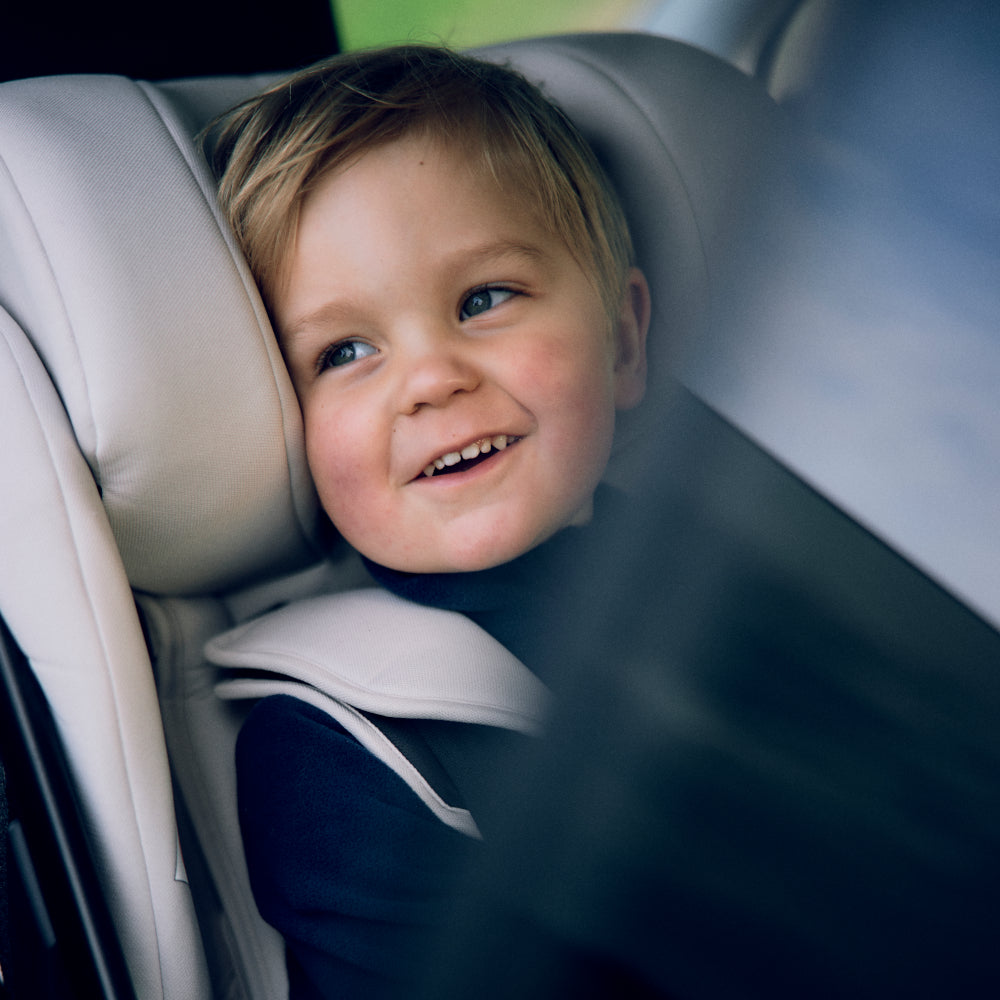 Axkid One+ 3 Car Seat Beachgrass Beige in car