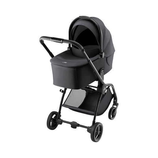 Britax Rio Travel System Stroller Pram Carrycot Carbon Black