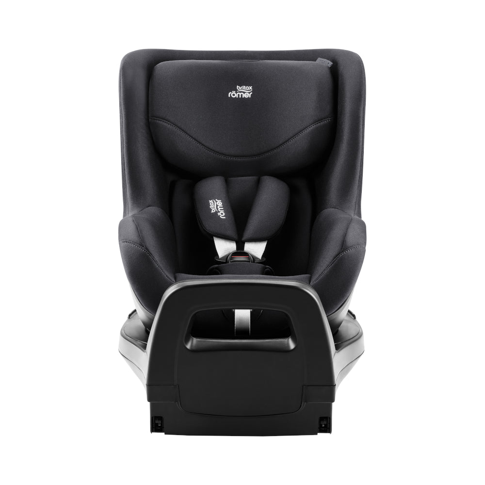 Britax-Römer Dualfix 5Z rear facing car seat in Deep Black on Vario 5Z ISOfix base