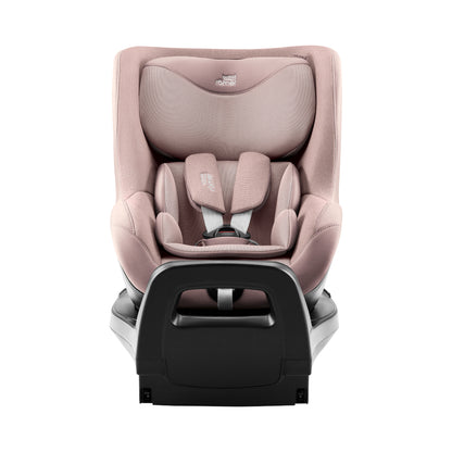 Britax-Römer Dualfix 5Z rear facing car seat in Dusty Rose on Vario 5Z ISOfix base