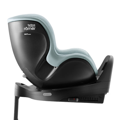 Britax-Römer Dualfix 5Z rear facing car seat in Harbor Blue on Vario 5Z ISOfix base