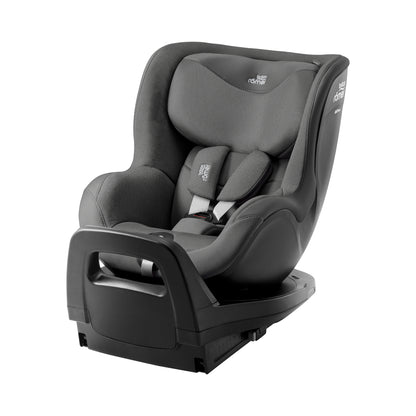 Britax-Römer Dualfix 5Z rear facing car seat in Mineral Grey on Vario 5Z ISOfix base