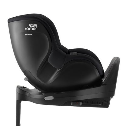 Britax-Römer Dualfix 5Z rear facing car seat in Onyx Black on Vario 5Z ISOfix base