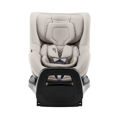 Britax-Römer Dualfix 5Z rear facing car seat in Soft Taupe on Vario 5Z ISOfix base