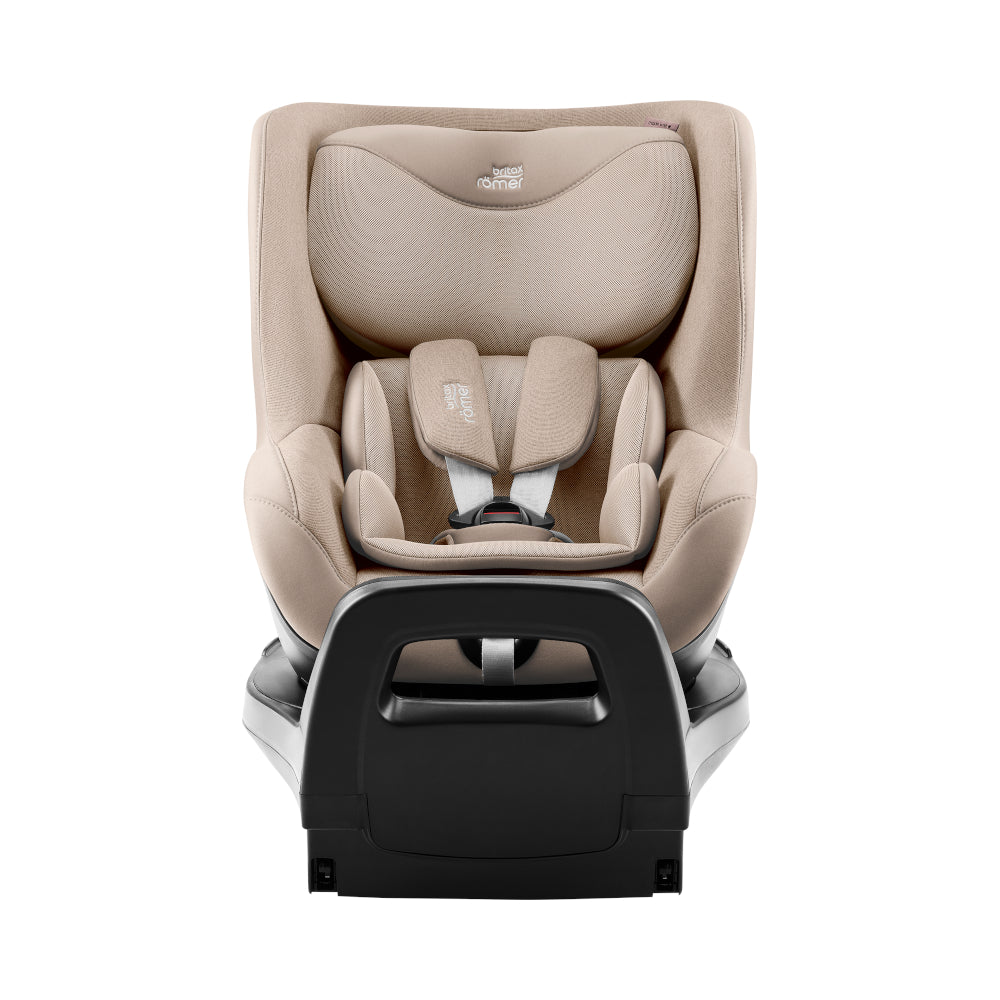 Britax-Römer Dualfix 5Z rear facing car seat in Teak on Vario 5Z ISOfix base