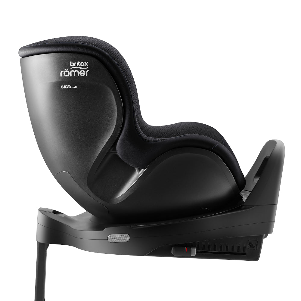 Britax-Römer Dualfix Pro M swivel rear facing ISOfix car seat in Carbon Black