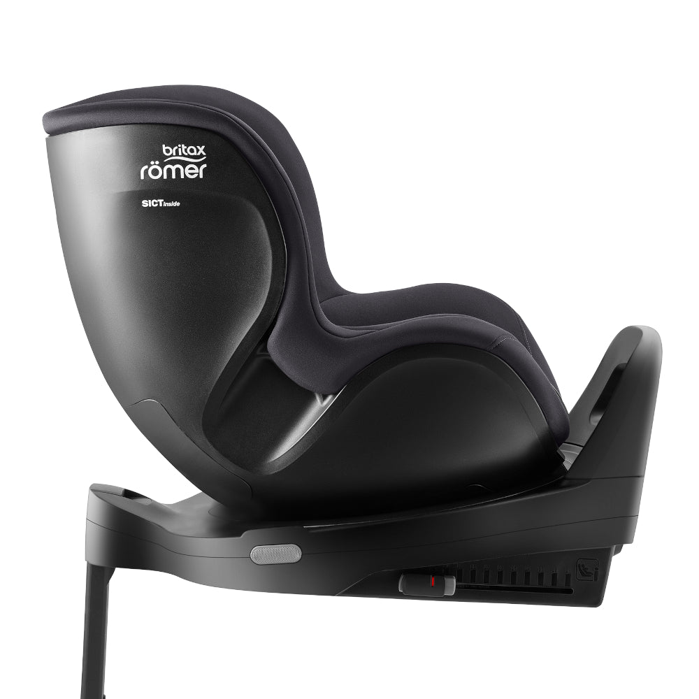 Britax-Römer Dualfix Pro M swivel rear facing car seat in deep grey