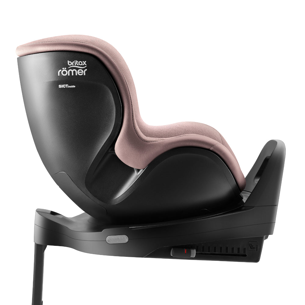 Britax-Römer Dualfix Pro M swivel rear facing ISOfix car seat in Dusty Rose