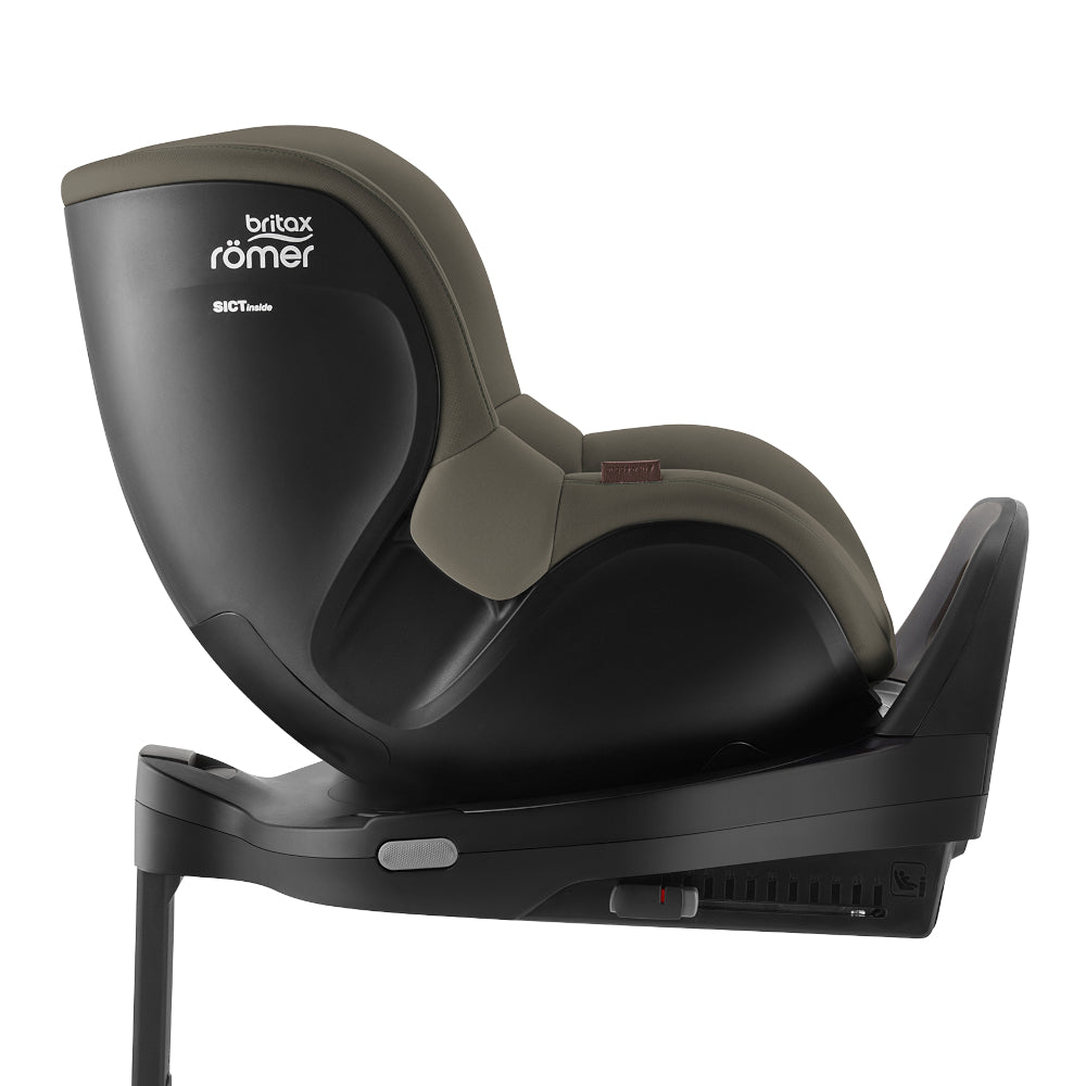 Britax-Römer Dualfix Pro M swivel rear facing ISOfix car seat in Urban Olive