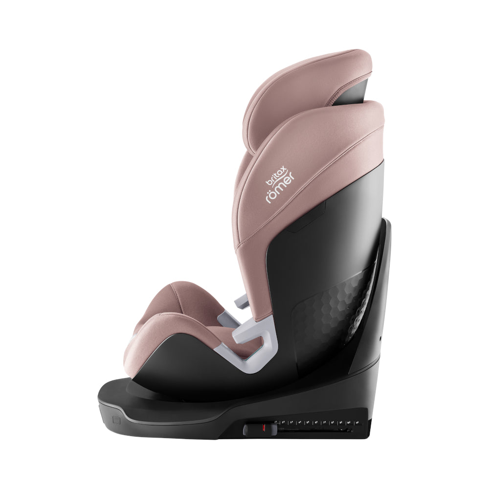 Britax-Römer Swivel ISOfix high back booster car seat in Dusty Rose