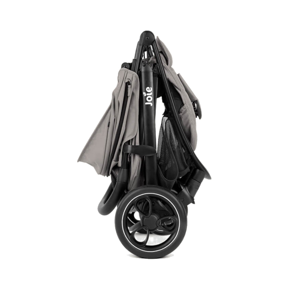 Joie Litetrax folded pushchair in pebble grey